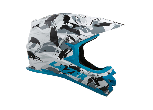 Phoenix Plus Helmet Grey Blue Carousel Image 1