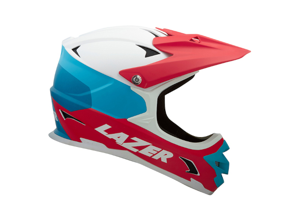 Phoenix Plus Helmet White Blue Red Carousel Image 1