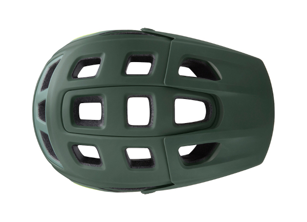 Imagen carrusel casco Impala verde oscuro mate 5