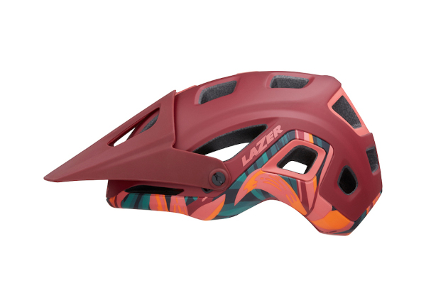 Impala Matte Red Helmet Carousel Image 2