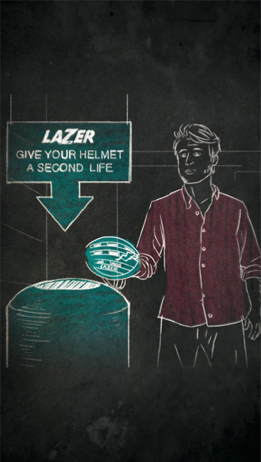 Recycling helmets project