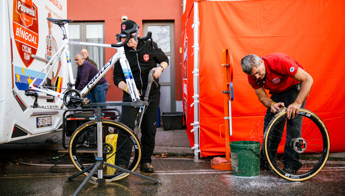 Clean bike after race