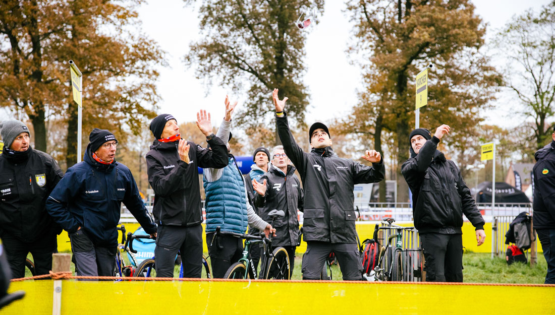 Pit crew Ridley Racing Team
